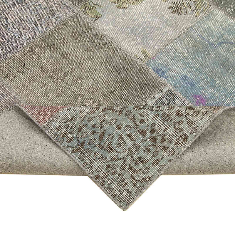 Azul Alfombra Turca de Retazos - 205 cm x 300 cm - K0064024