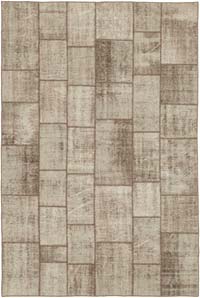 Patchwork El Dokuma Halı - 202 cm x 297 cm