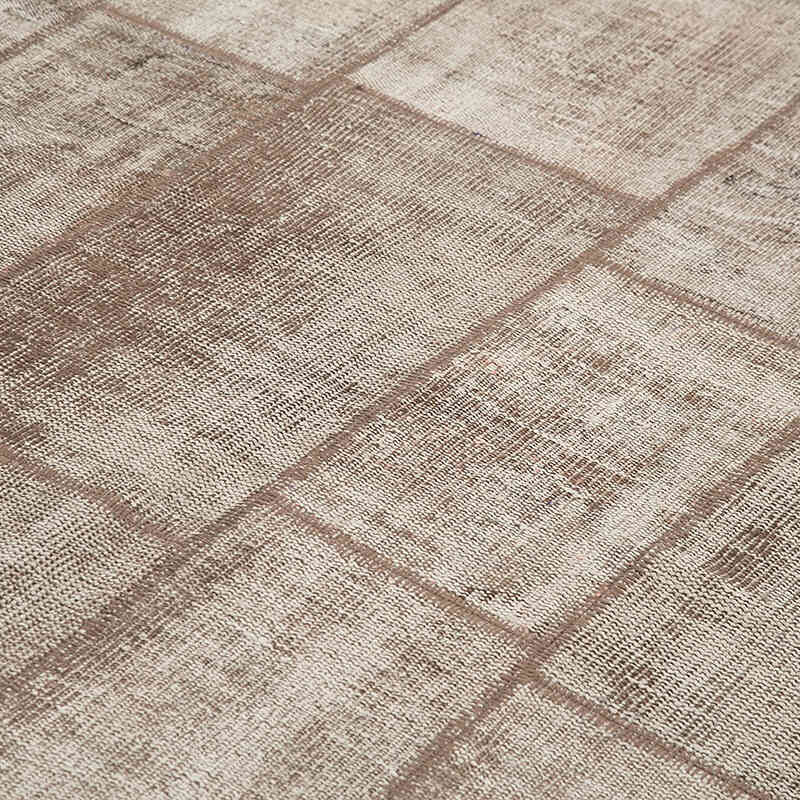Patchwork Hand-Knotted Turkish Rug - 6' 8" x 9' 9" (80" x 117") - K0064027