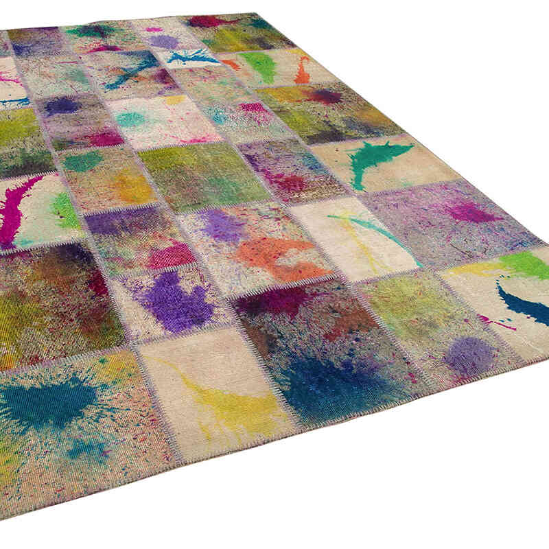 Alfombra Turca de Retazos - 204 cm x 308 cm - K0064043