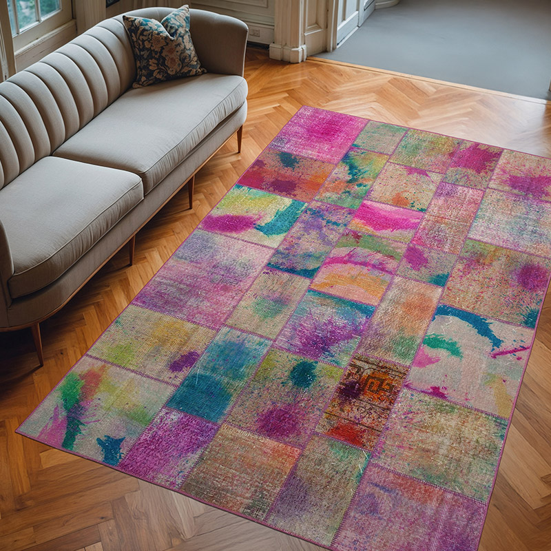 Alfombra Turca de Retazos - 199 cm x 298 cm - K0064048