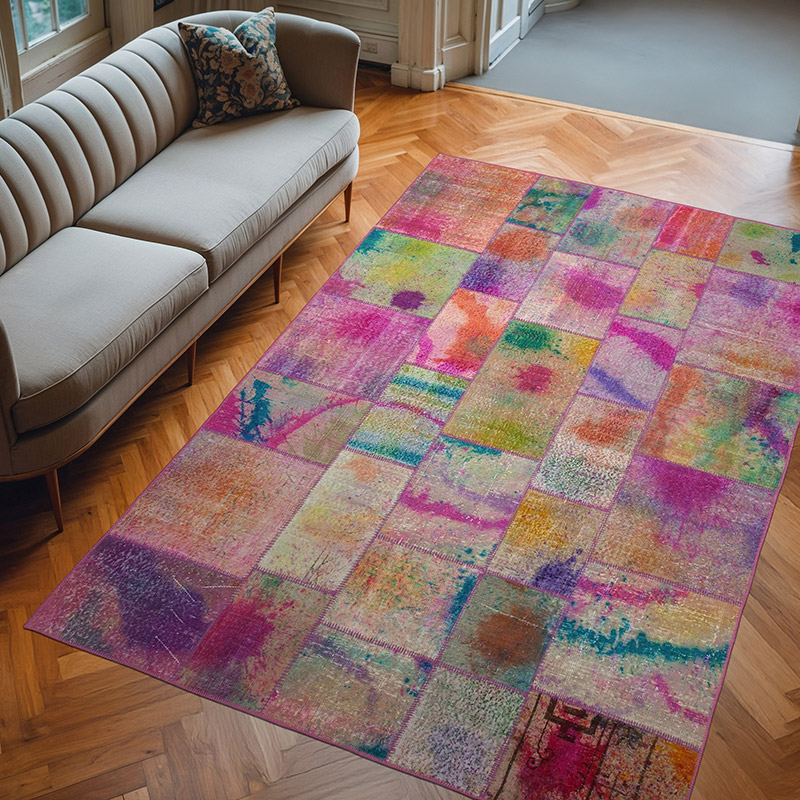 Alfombra Turca de Retazos - 197 cm x 299 cm - K0064049