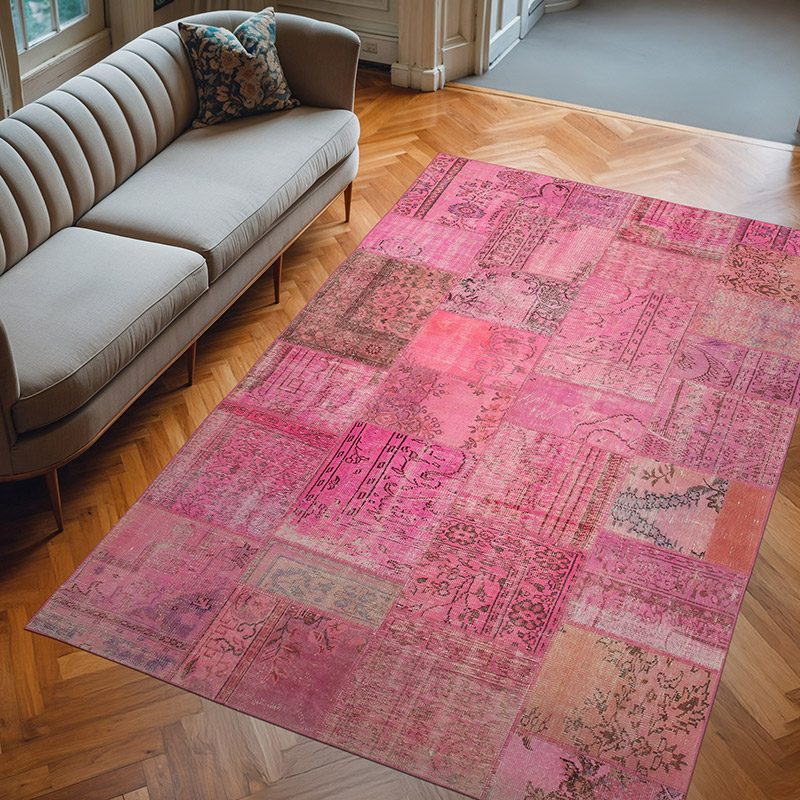 Alfombra Turca de Retazos - 208 cm x 314 cm - K0064056