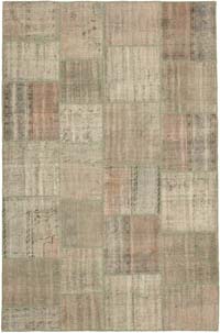 Patchwork El Dokuma Halı - 198 cm x 302 cm