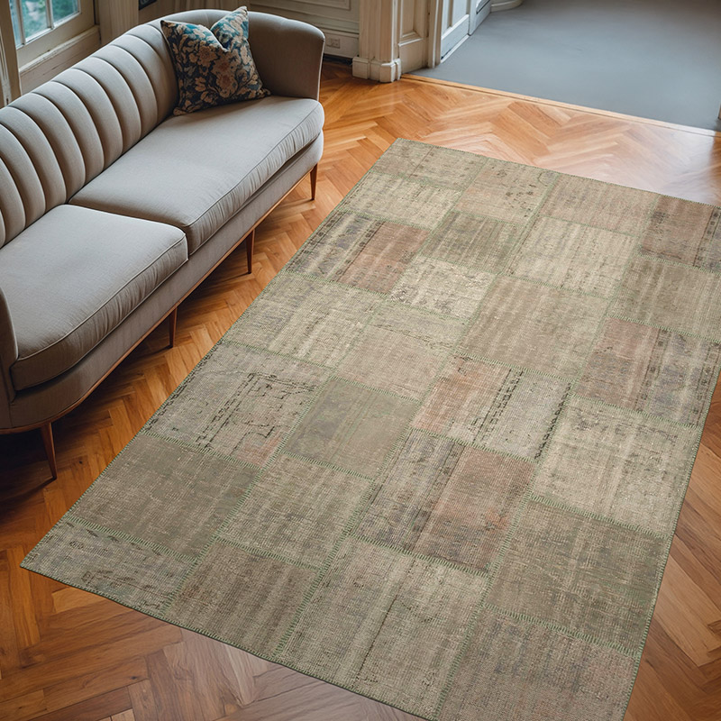 Alfombra Turca de Retazos - 198 cm x 302 cm - K0064062