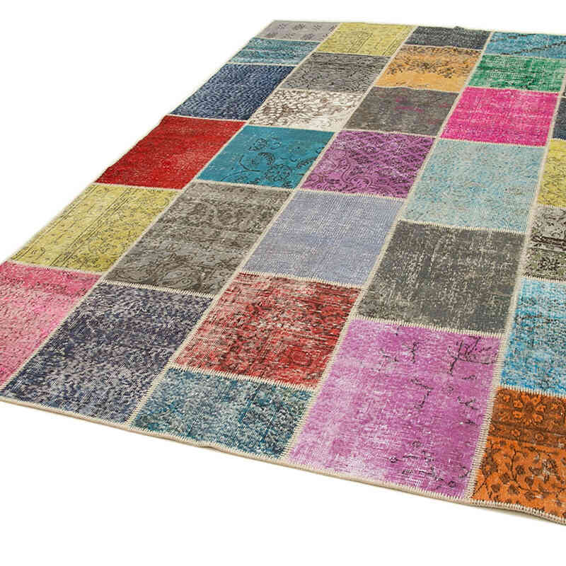 Patchwork El Dokuma Halı - 205 cm x 300 cm - K0064065