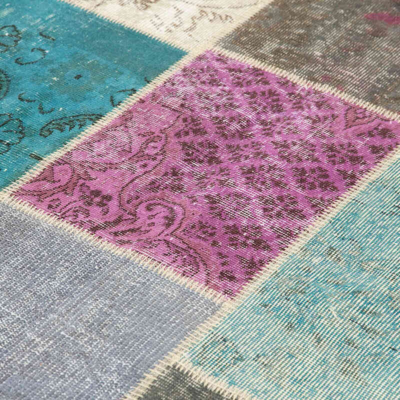 Patchwork El Dokuma Halı - 205 cm x 300 cm - K0064065