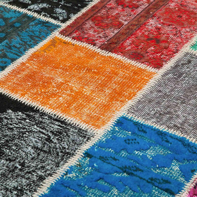 Patchwork El Dokuma Halı - 204 cm x 304 cm - K0064069