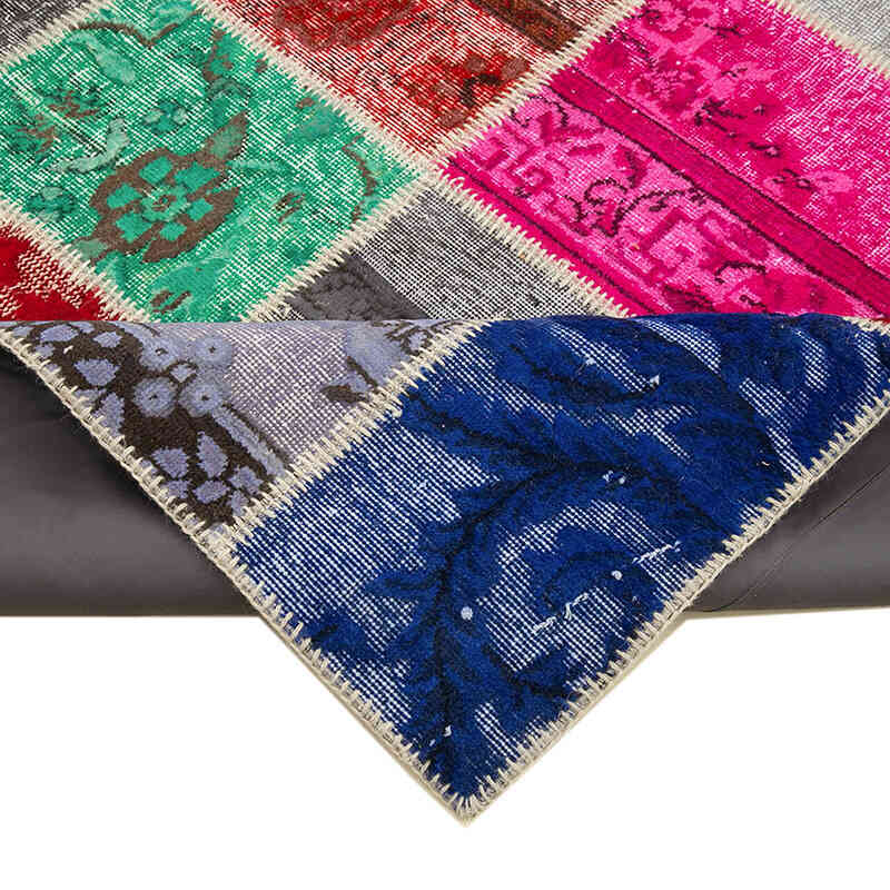 Patchwork El Dokuma Halı - 204 cm x 304 cm - K0064069