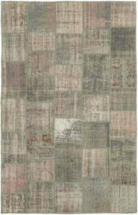 Patchwork El Dokuma Halı - 196 cm x 301 cm