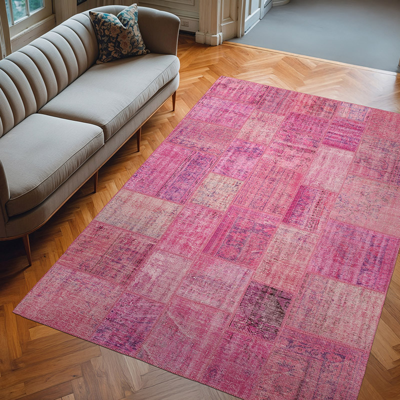 Alfombra Turca de Retazos - 207 cm x 301 cm - K0064077