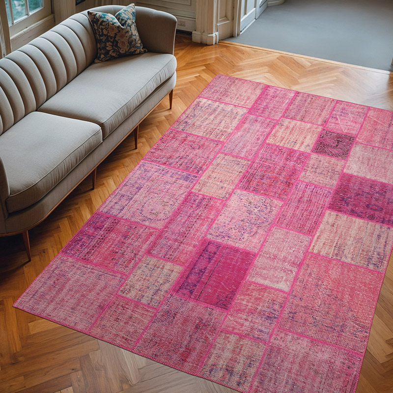 Alfombra Turca de Retazos - 207 cm x 304 cm - K0064079