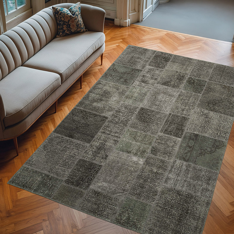 Patchwork El Dokuma Halı - 200 cm x 300 cm - K0064084