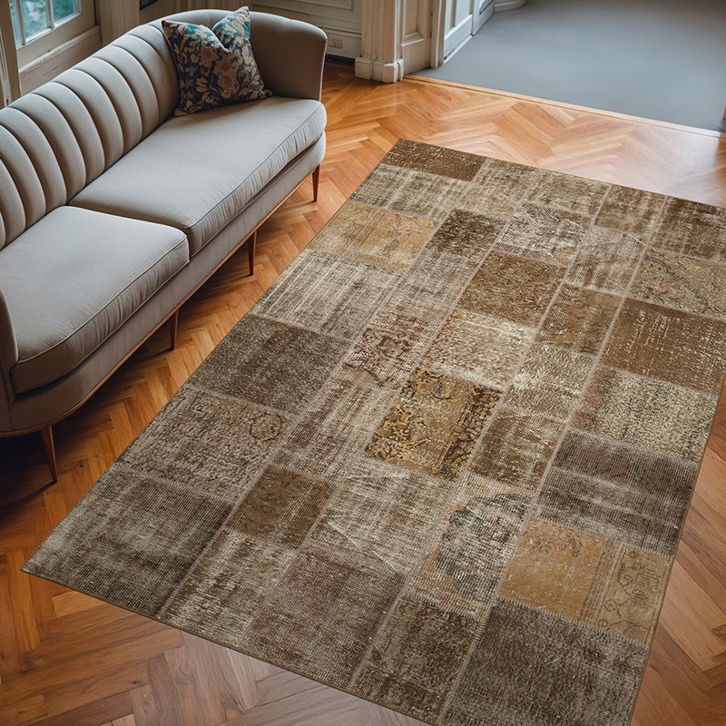 Alfombra Turca de Retazos - 198 cm x 300 cm - K0064090