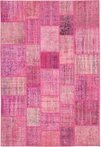 Patchwork El Dokuma Halı - 206 cm x 304 cm