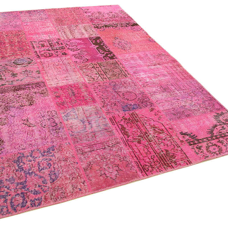 Patchwork El Dokuma Halı - 170 cm x 241 cm - K0064103