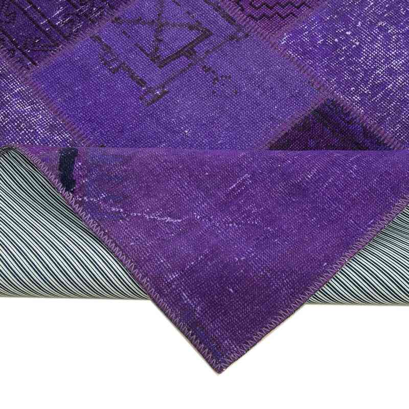 Patchwork Hand-Knotted Turkish Rug - 5' 7" x 7' 11" (67 in. x 95 in.) - K0064128