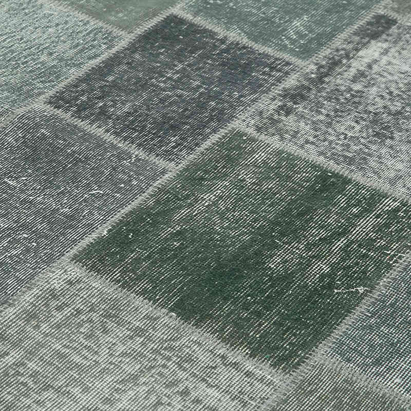 Patchwork Hand-Knotted Turkish Rug - 5' 7" x 8'  (67" x 96") - K0064129