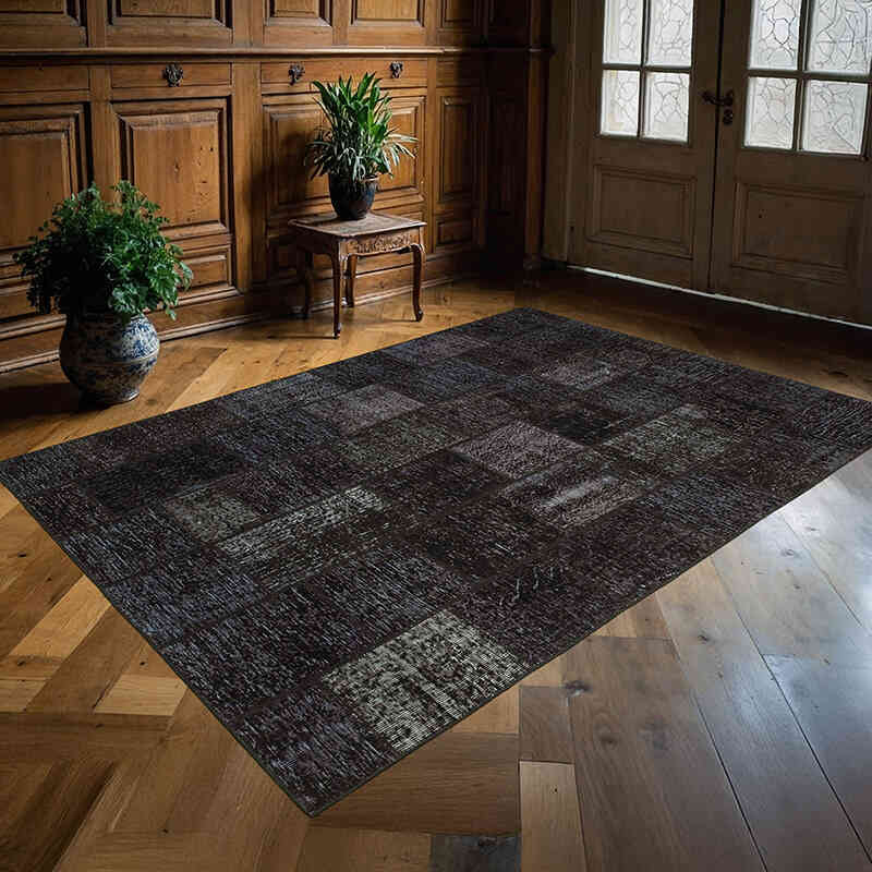 Patchwork El Dokuma Halı - 172 cm x 242 cm - K0064138