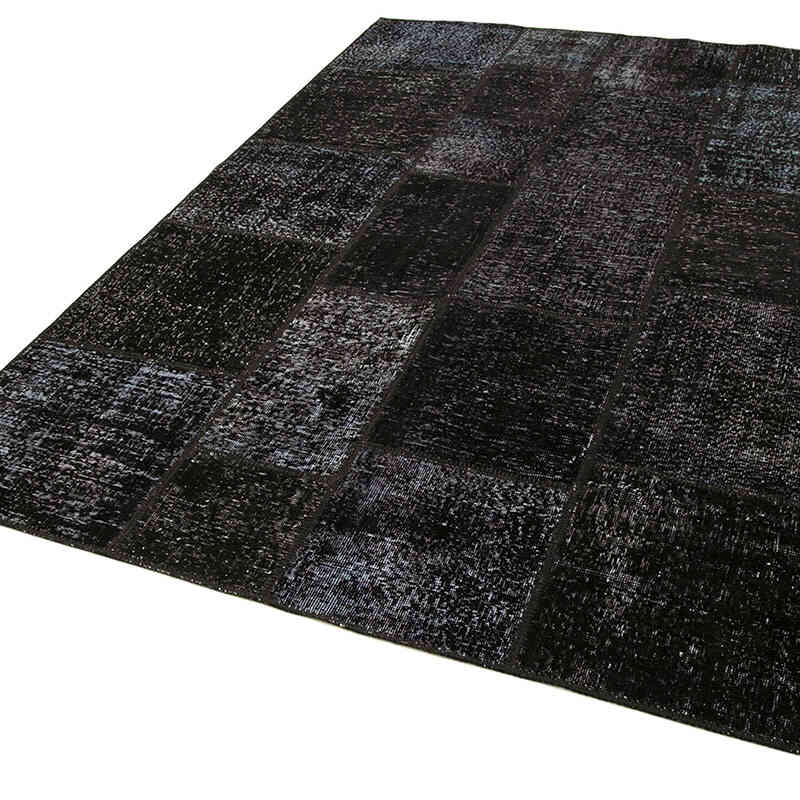 Patchwork Hand-Knotted Turkish Rug - 5' 8" x 8'  (68" x 96") - K0064139