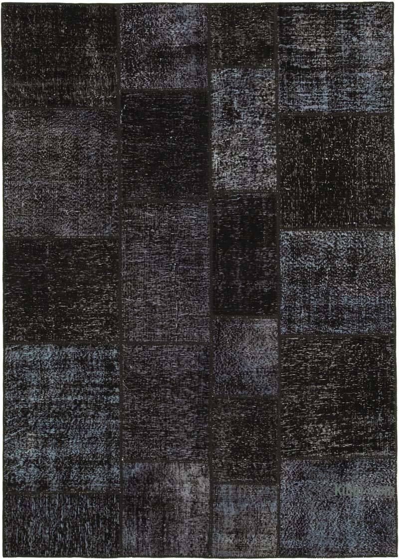 Patchwork Hand-Knotted Turkish Rug - 5' 8" x 8'  (68" x 96") - K0064139