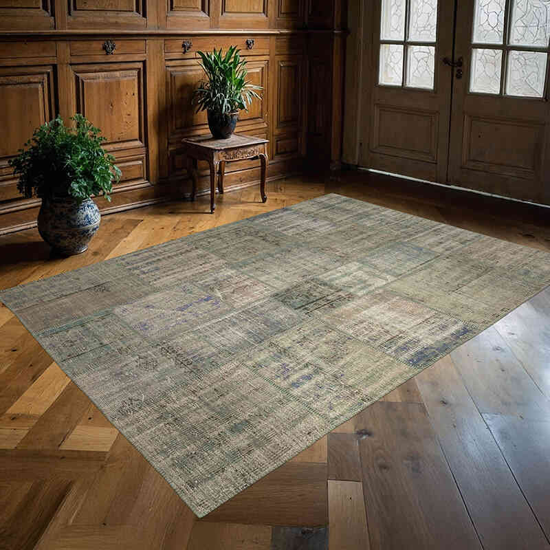 Alfombra Turca de Retazos - 176 cm x 246 cm - K0064142