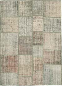 Alfombra Turca de Retazos - 176 cm x 243 cm