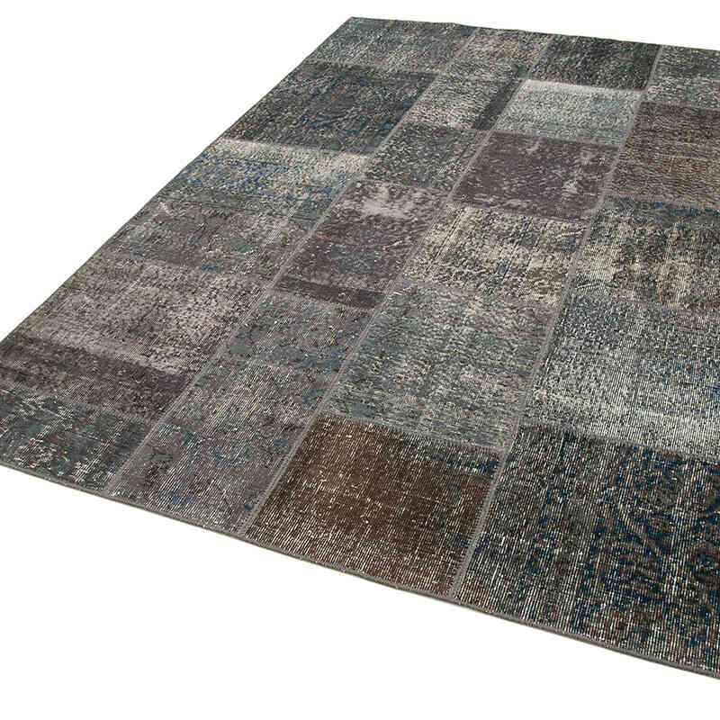 Patchwork El Dokuma Halı - 173 cm x 240 cm - K0064146