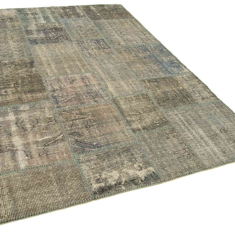 Patchwork El Dokuma Halı - 176 cm x 245 cm - K0064152