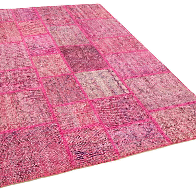 Patchwork El Dokuma Halı - 174 cm x 247 cm - K0064155