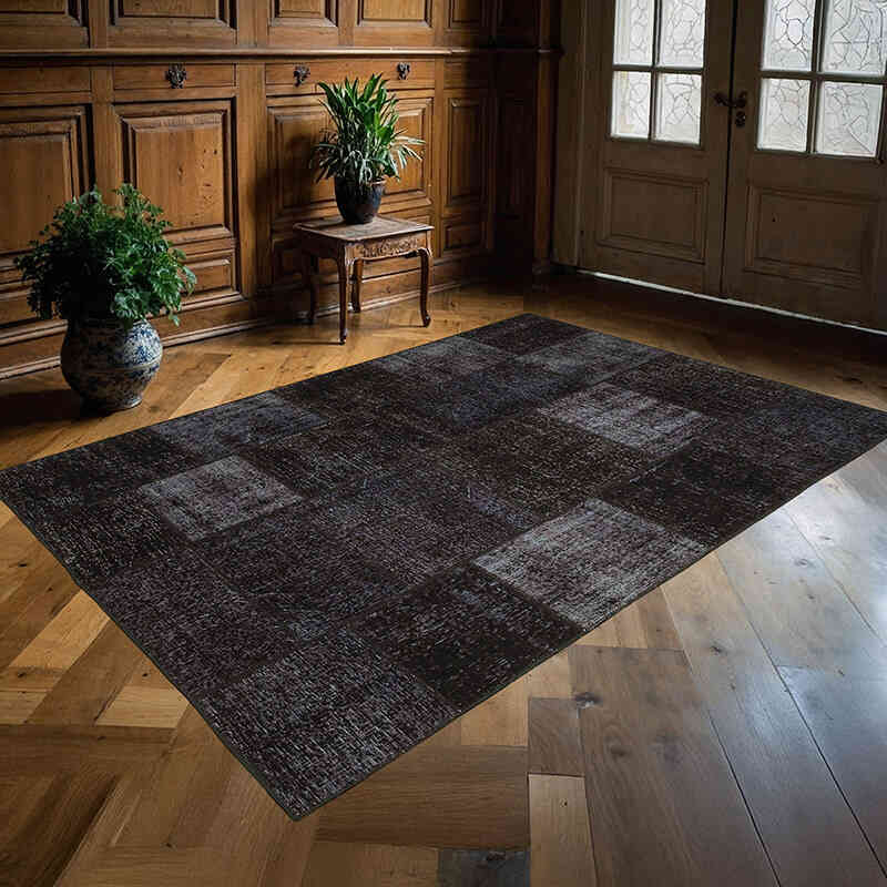 Patchwork El Dokuma Halı - 165 cm x 243 cm - K0064161
