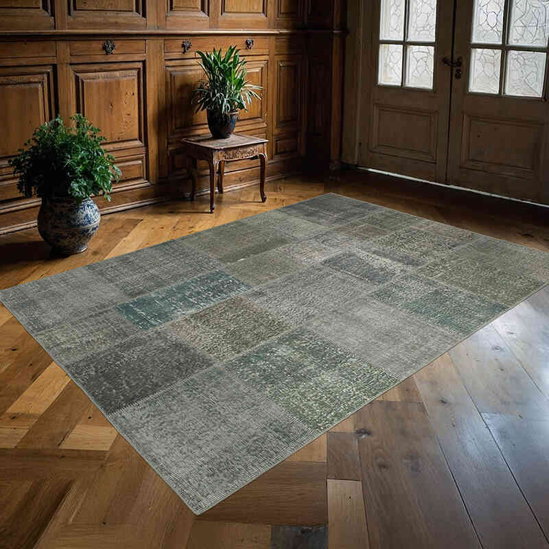 Alfombra Turca de Retazos - 171 cm x 239 cm - K0064165