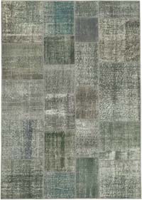 Patchwork El Dokuma Halı - 171 cm x 242 cm
