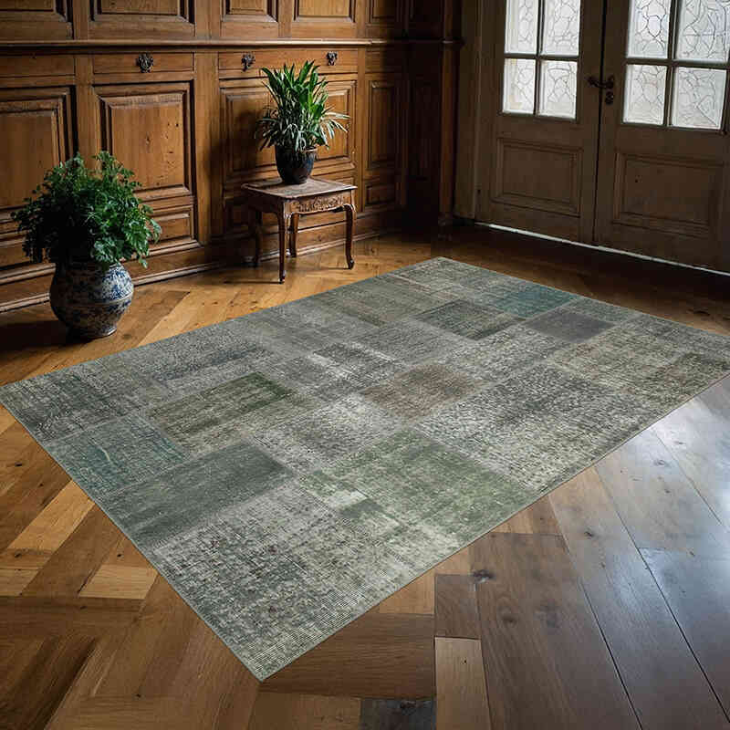 Alfombra Turca de Retazos - 171 cm x 242 cm - K0064166