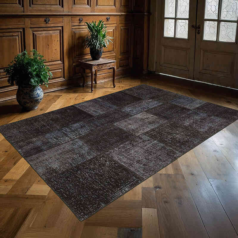 Patchwork El Dokuma Halı - 171 cm x 247 cm - K0064168