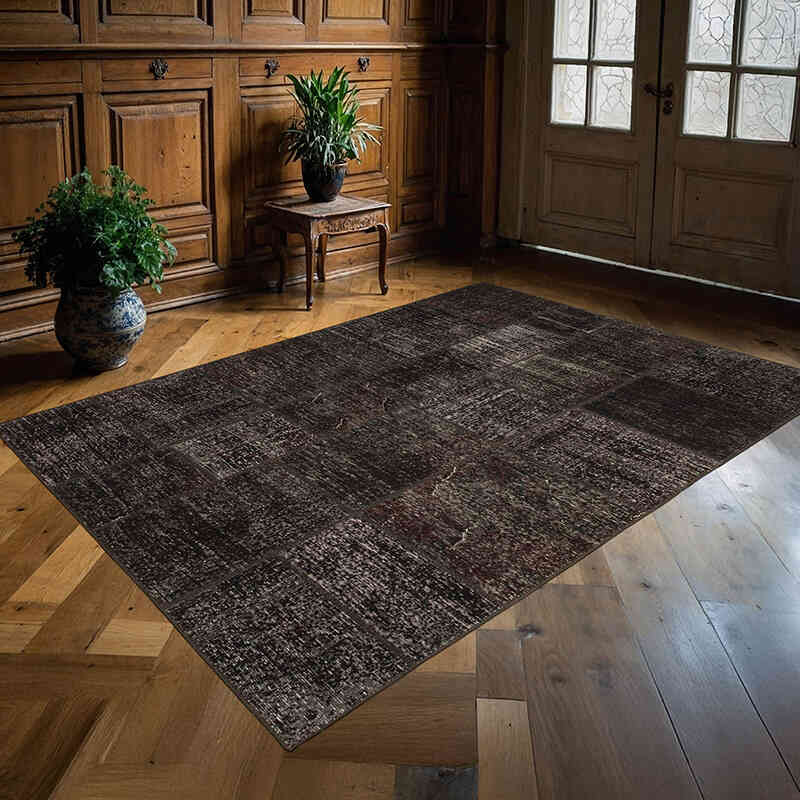 Patchwork El Dokuma Halı - 171 cm x 237 cm - K0064170