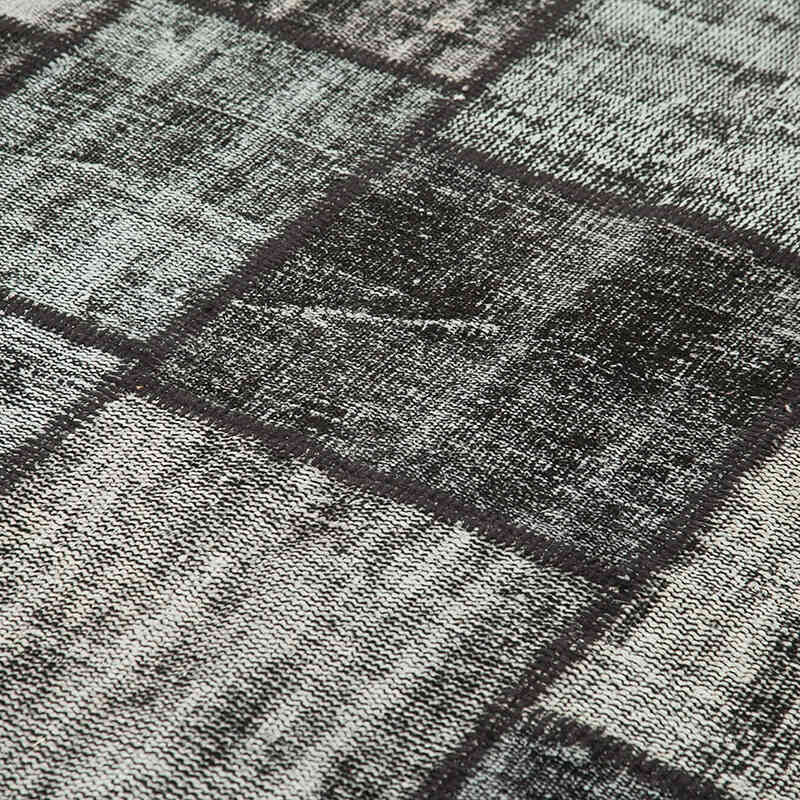 Patchwork Hand-Knotted Turkish Rug - 5' 11" x 8' 2" (71" x 98") - K0064171