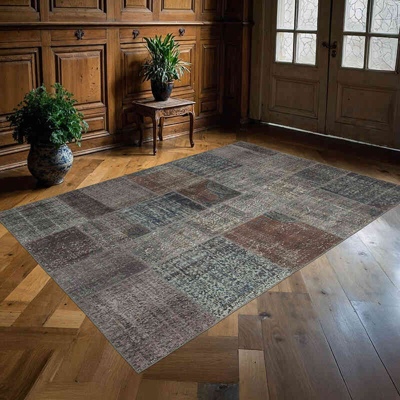 Alfombra Turca de Retazos - 171 cm x 243 cm - K0064172