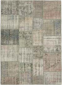 Patchwork El Dokuma Halı - 176 cm x 242 cm