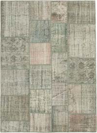 Patchwork El Dokuma Halı - 176 cm x 241 cm