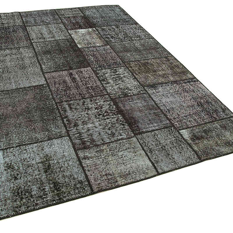 Patchwork Hand-Knotted Turkish Rug - 5' 7" x 8' 1" (67" x 97") - K0064181