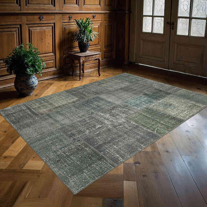 Alfombra Turca de Retazos - 172 cm x 240 cm - K0064182