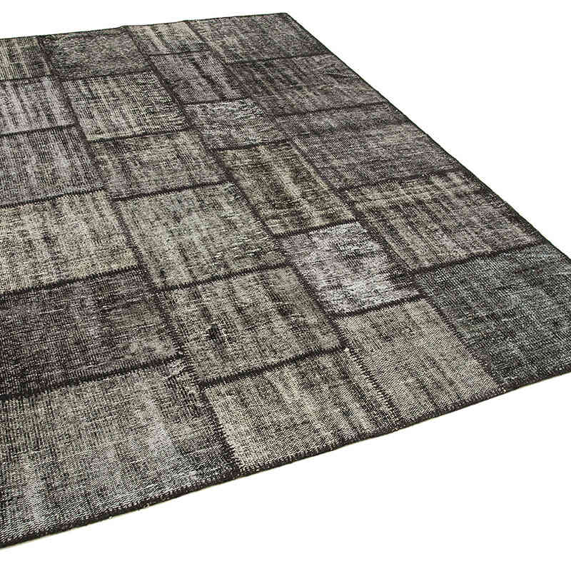 Patchwork Hand-Knotted Turkish Rug - 5' 9" x 8'  (69" x 96") - K0064185