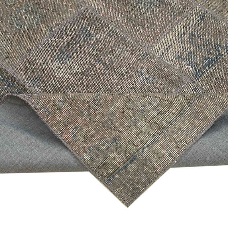 Patchwork Hand-Knotted Turkish Rug - 5' 7" x 8'  (67" x 96") - K0064190