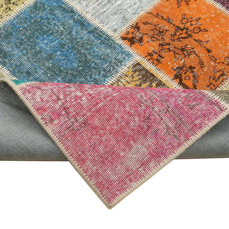 Patchwork El Dokuma Halı - 176 cm x 240 cm - K0064191