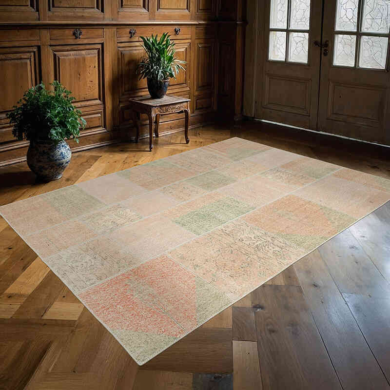 Alfombra Turca de Retazos - 172 cm x 242 cm - K0064196