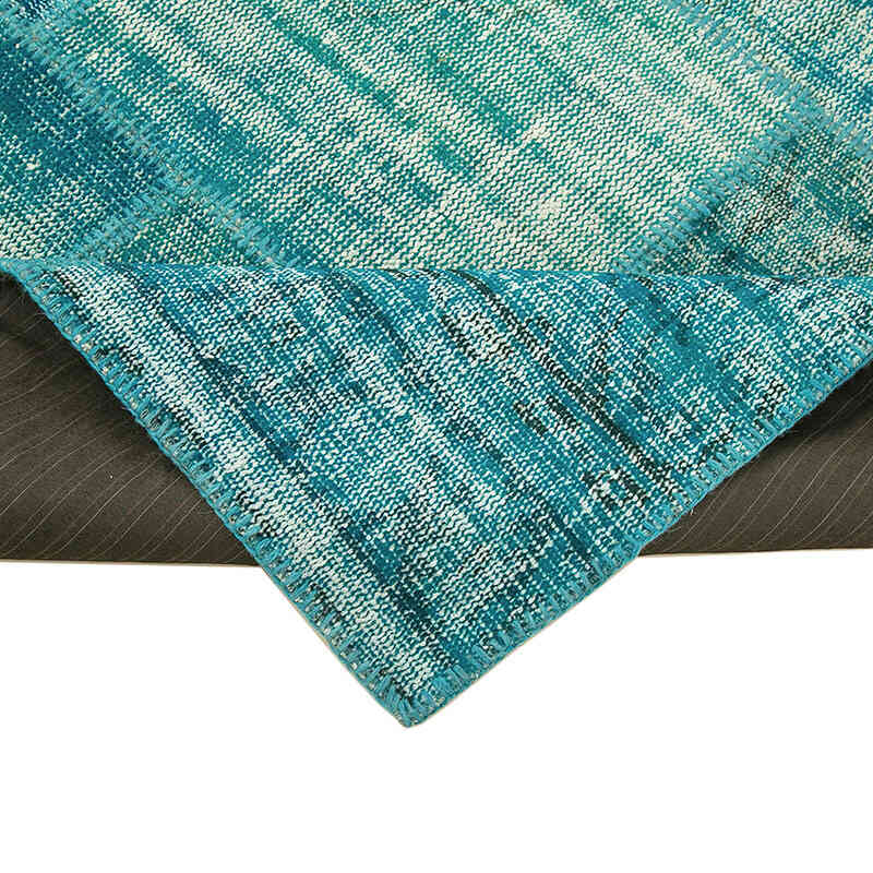 Patchwork Hand-Knotted Turkish Rug - 5' 9" x 7' 11" (69" x 95") - K0064210