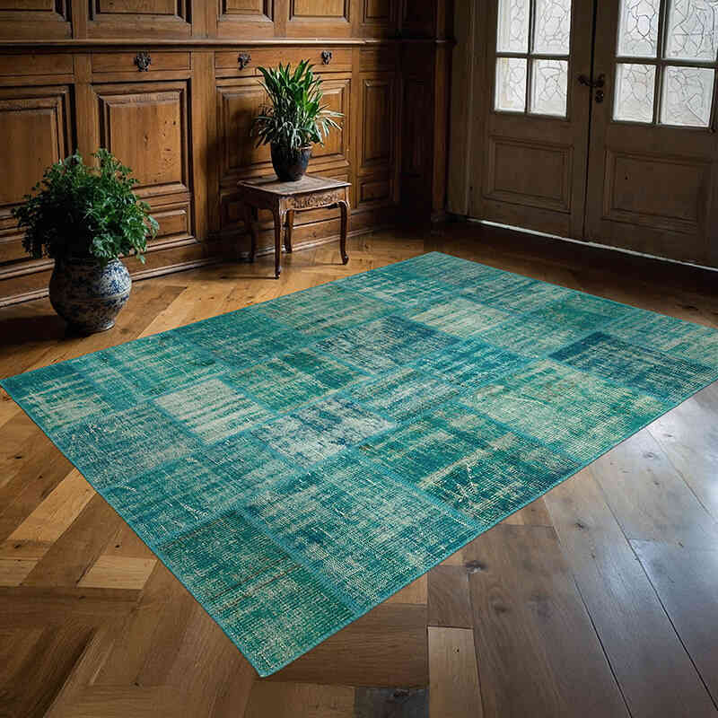 Alfombra Turca de Retazos - 173 cm x 240 cm - K0064215