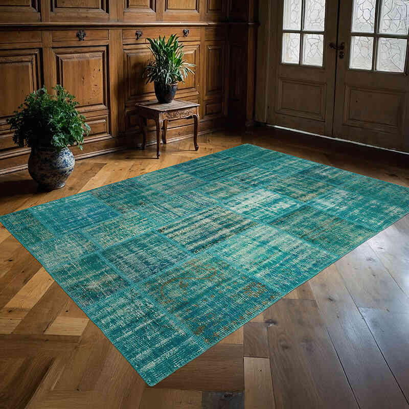 Alfombra Turca de Retazos - 174 cm x 243 cm - K0064218