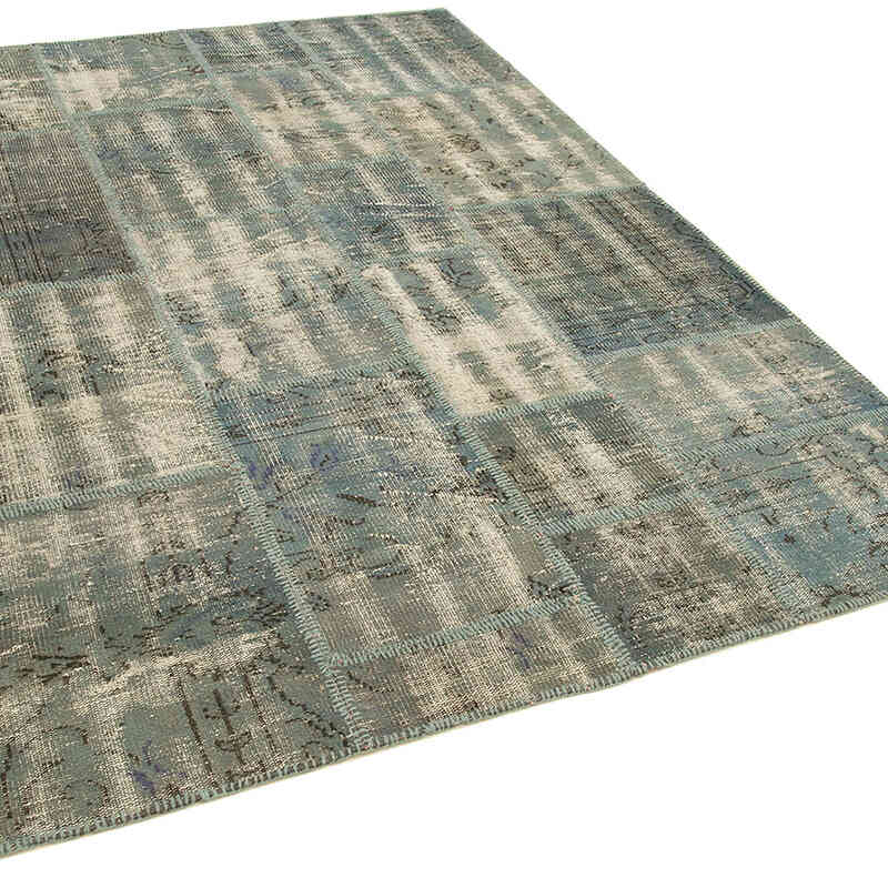 Patchwork El Dokuma Halı - 174 cm x 242 cm - K0064225
